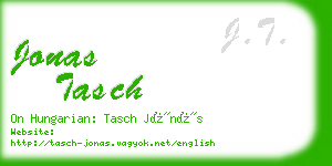 jonas tasch business card